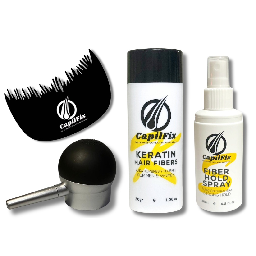 CapilFix Pack Fibras Capilares + Fijador + Aplicador